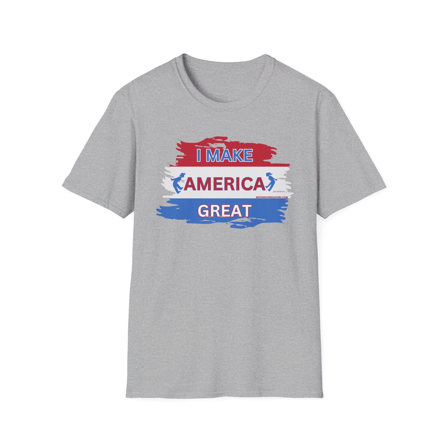 MoonShine Safari "I MAKE AMERICA GREAT" Unisex Softstyle T-Shirt