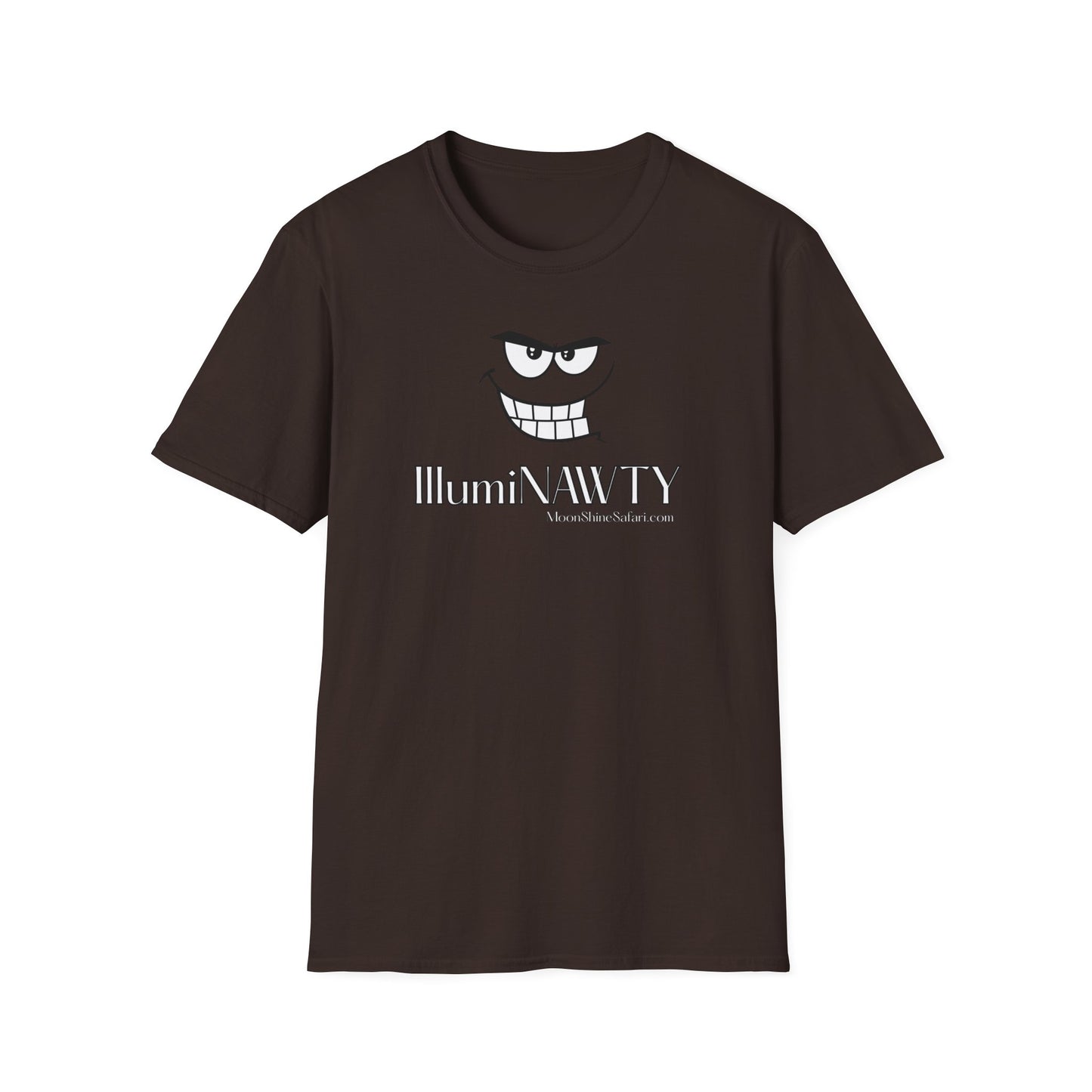 MoonShine Safari "IllumiNAWTY" Unisex Softstyle Humor T-Shirt