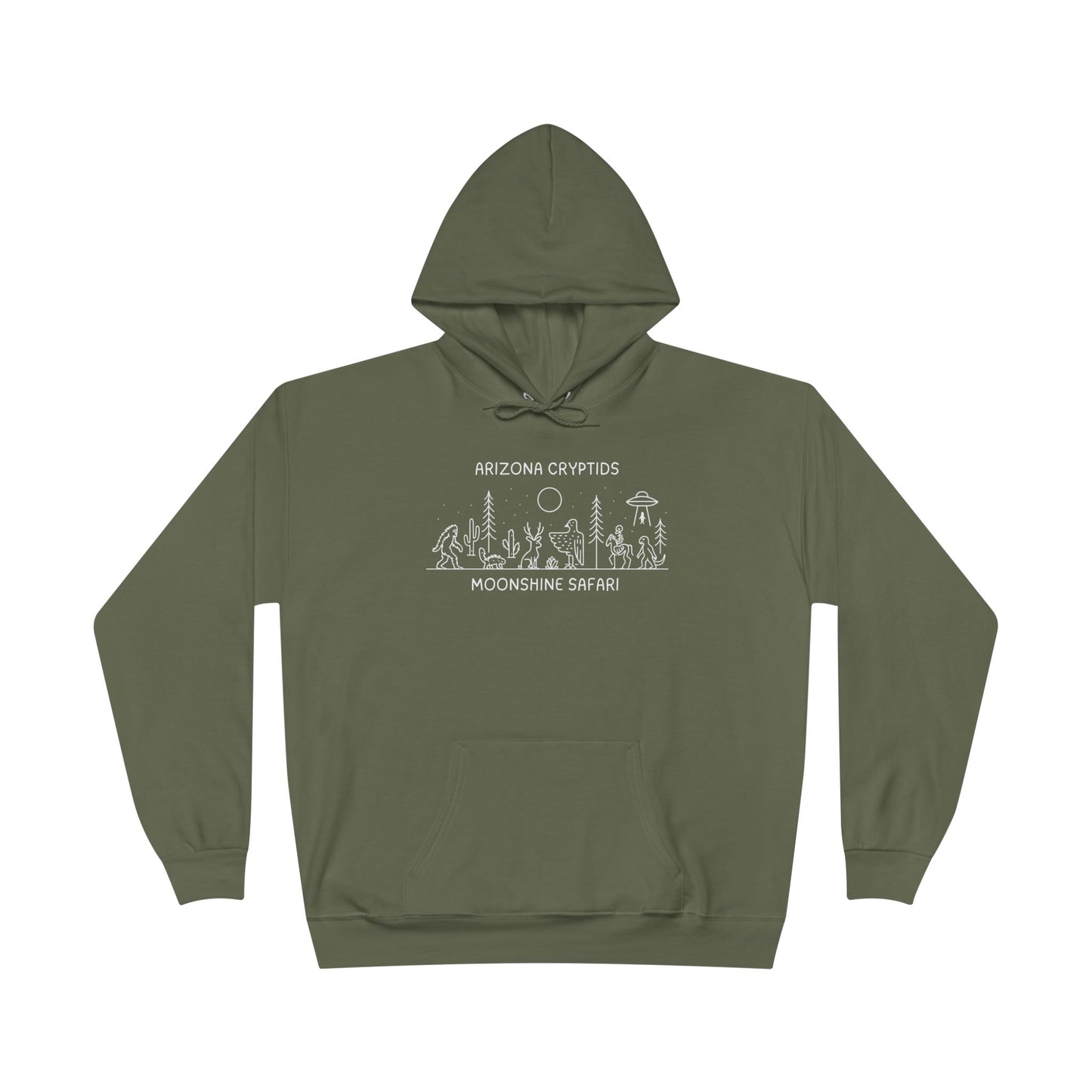 MoonShine Safari Arizona Cryptid Unisex  Pullover Hoodie Sweatshirt