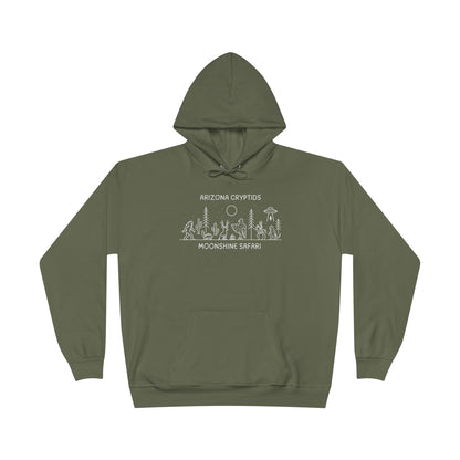 MoonShine Safari Arizona Cryptid Unisex  Pullover Hoodie Sweatshirt