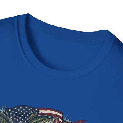 MoonShine Safari "USA 250 - Fish" Unisex Softstyle T-Shirt
