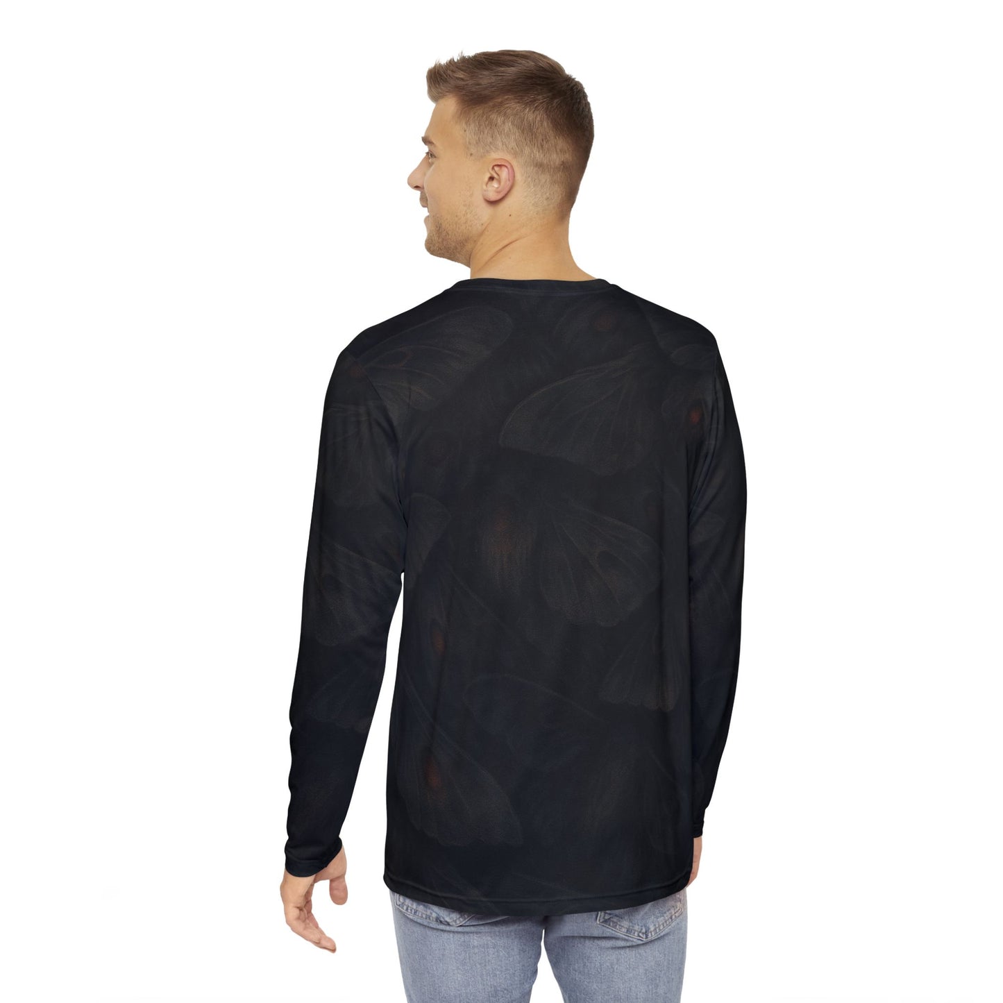 MoonShine Safari The Cryptid Club Camo Collection [The Moth] Unisex Performance long sleeve Shirt