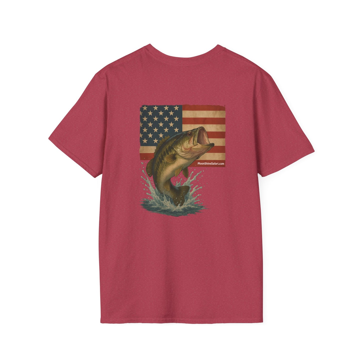 MoonShine Safari "American Bass" Unisex Softstyle T-Shirt