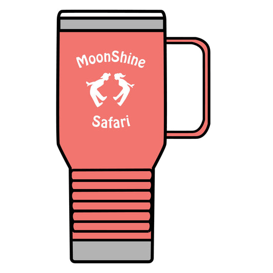 MoonShine Safari Logo Travel Mug, 20oz
