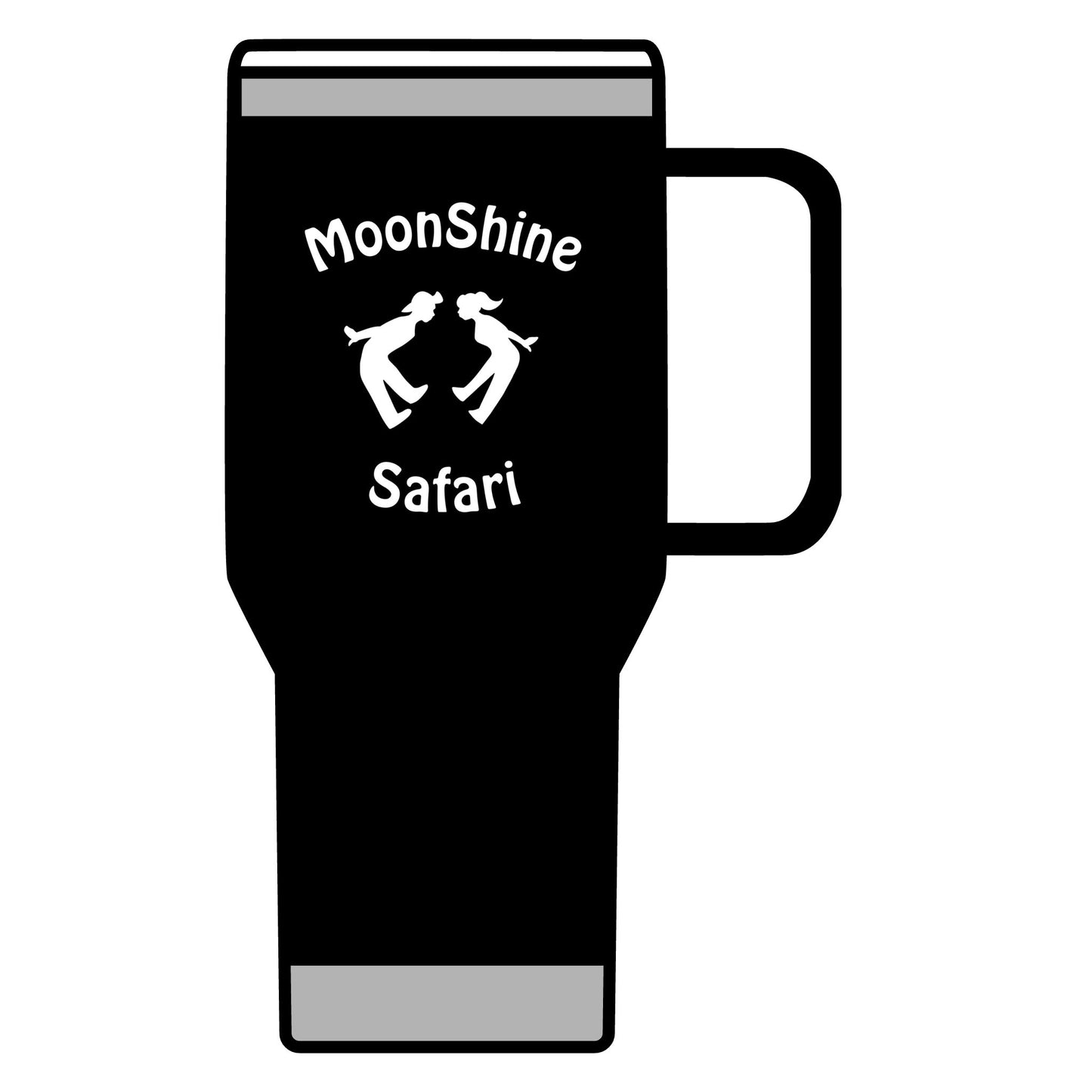 MoonShine Safari Logo Travel Mug, 20oz