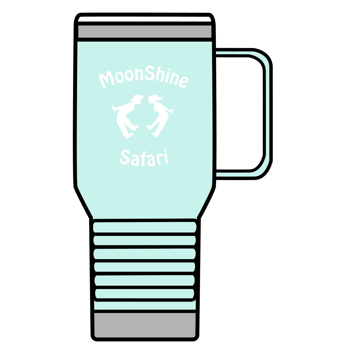 MoonShine Safari Logo Travel Mug, 20oz