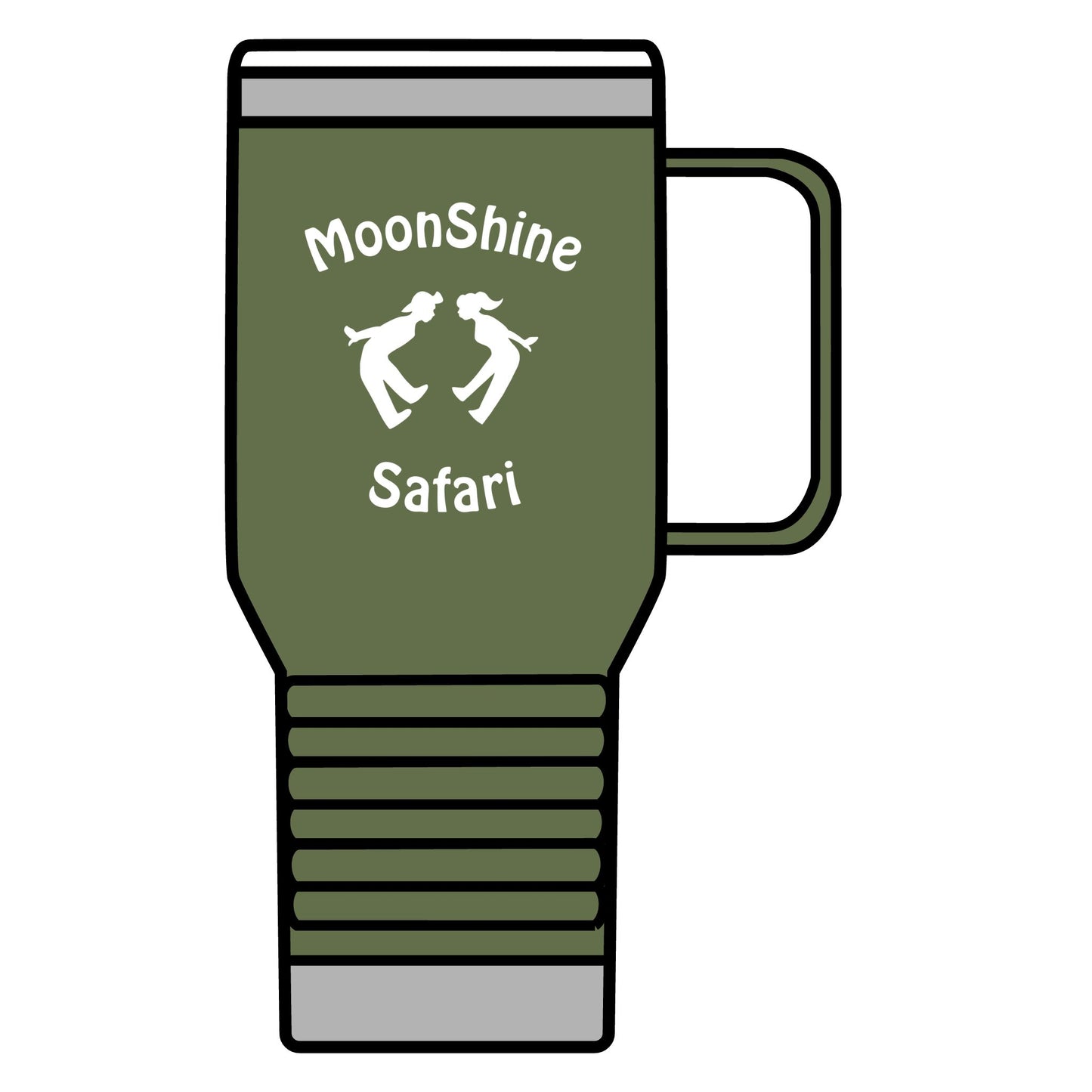 MoonShine Safari Logo Travel Mug, 20oz