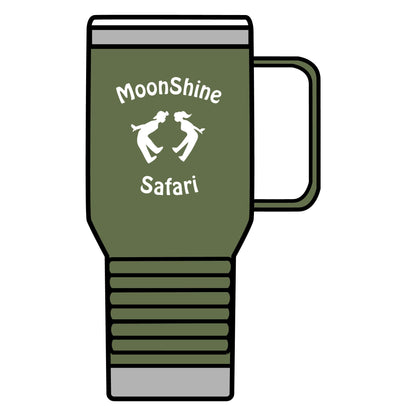 MoonShine Safari Logo Travel Mug, 20oz