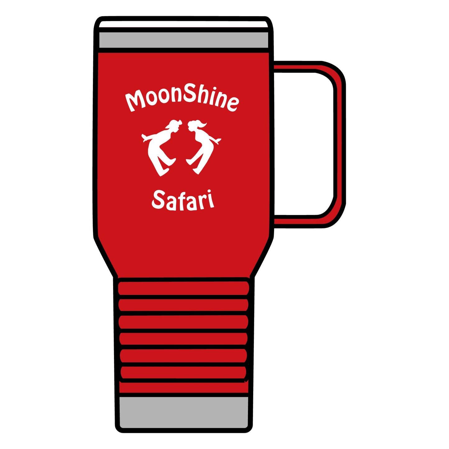 MoonShine Safari Logo Travel Mug, 20oz