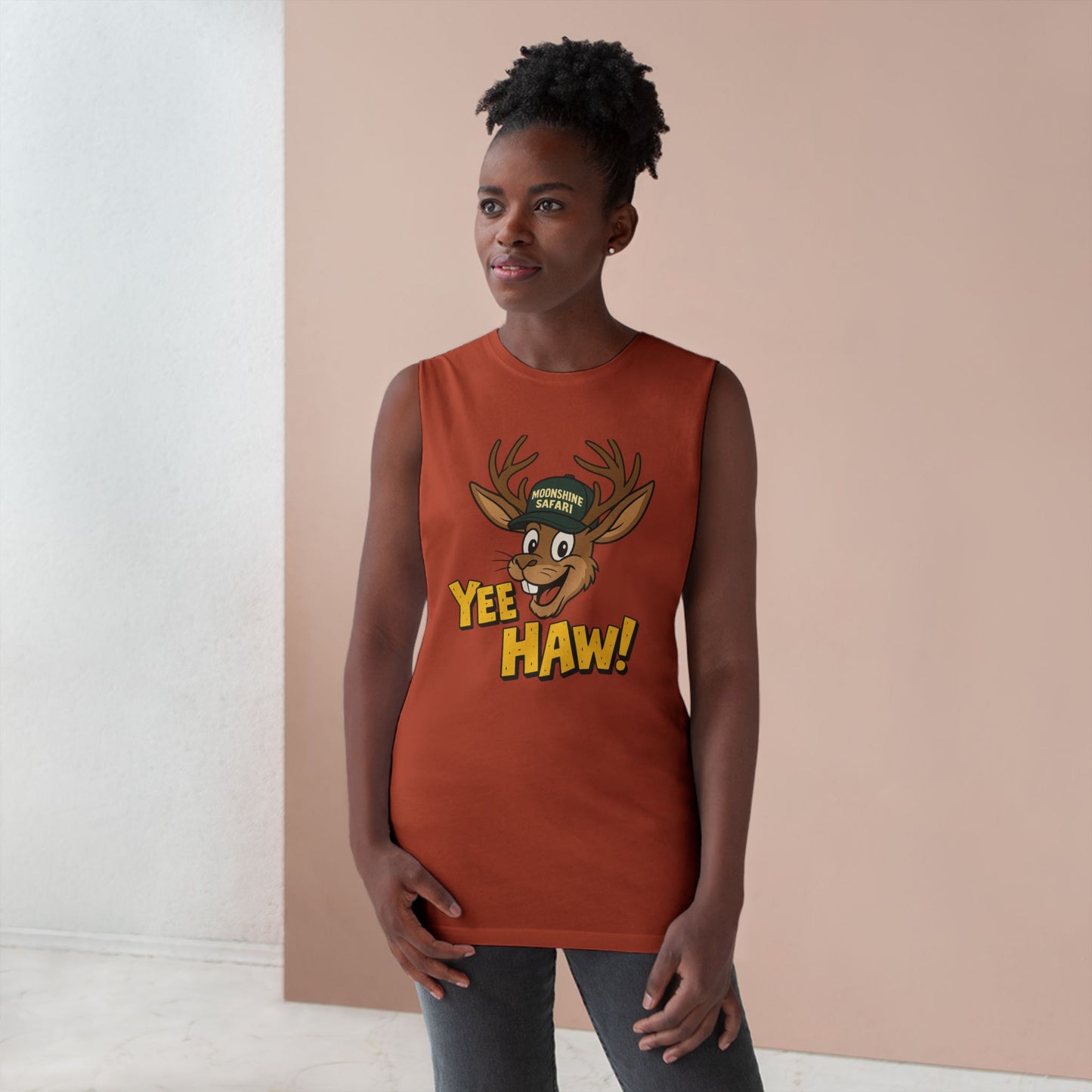 MoonShine Safari "YeeHaw Jack" Unisex Barnard Tank