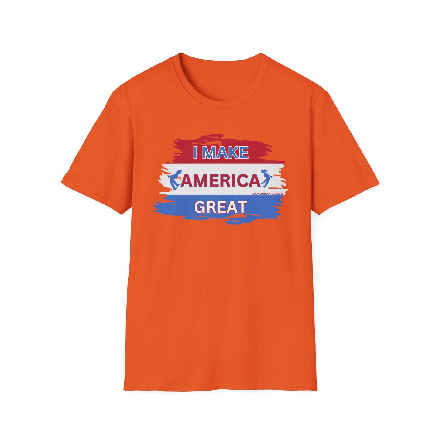 MoonShine Safari "I MAKE AMERICA GREAT" Unisex Softstyle T-Shirt