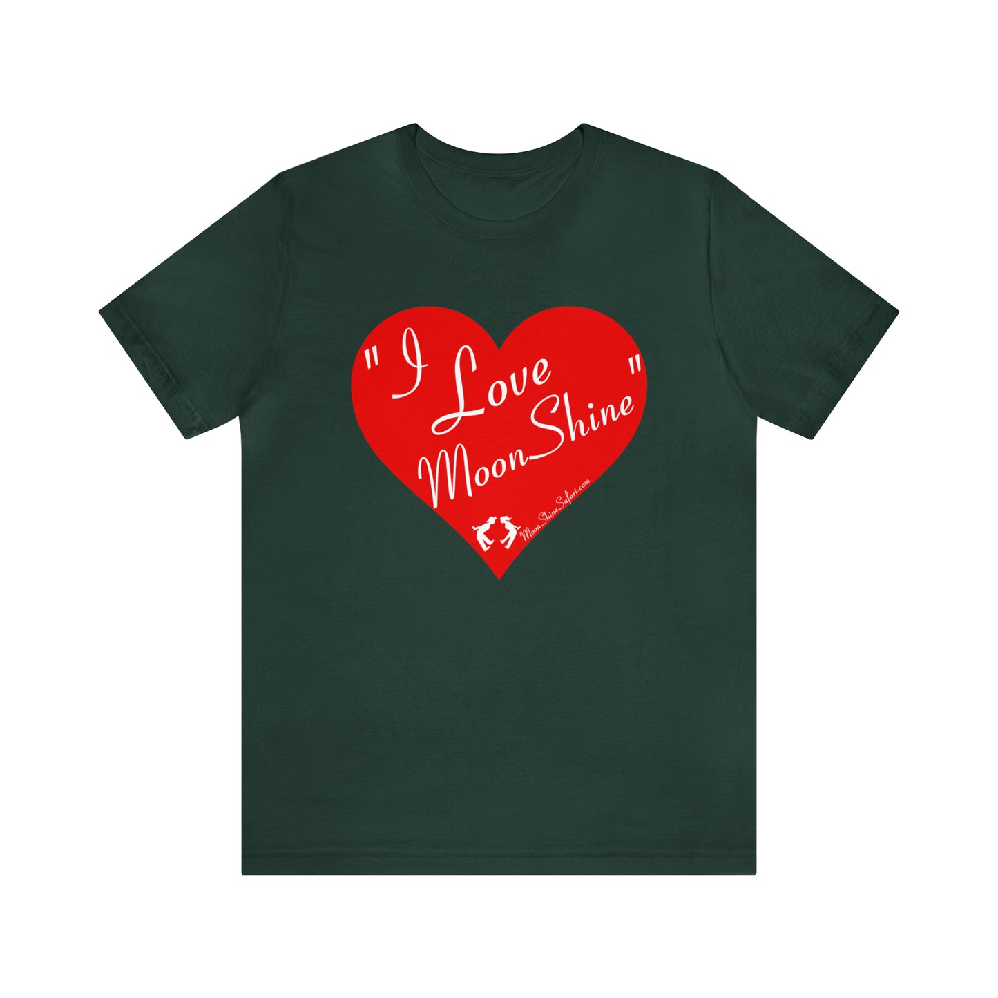 MoonShine Safari I Love MoonShine Unisex Jersey Short Sleeve Tee