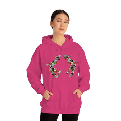 MoonShine Safari Sugar Skull Unisex Heavy Blend™ Hooded Sweatshirt