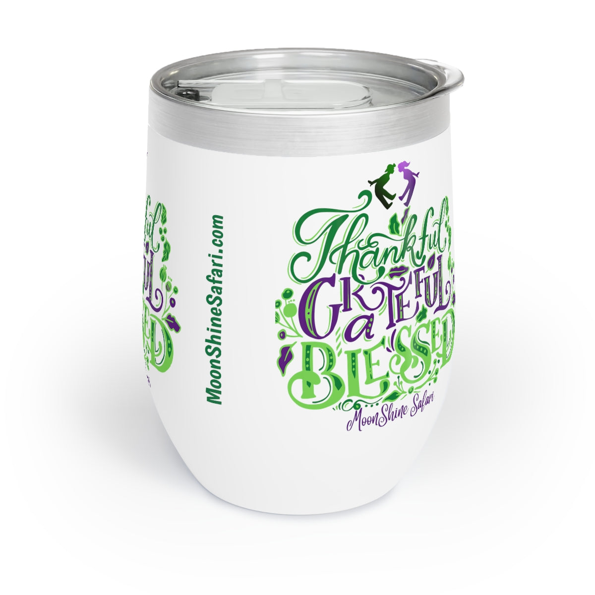 MoonSHine Safari Grateful Chill Wine Tumbler