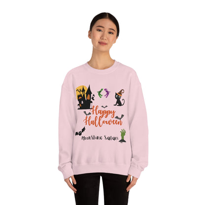 MoonShine Safari Halloween Unisex Heavy Blend™ Crewneck Sweatshirt