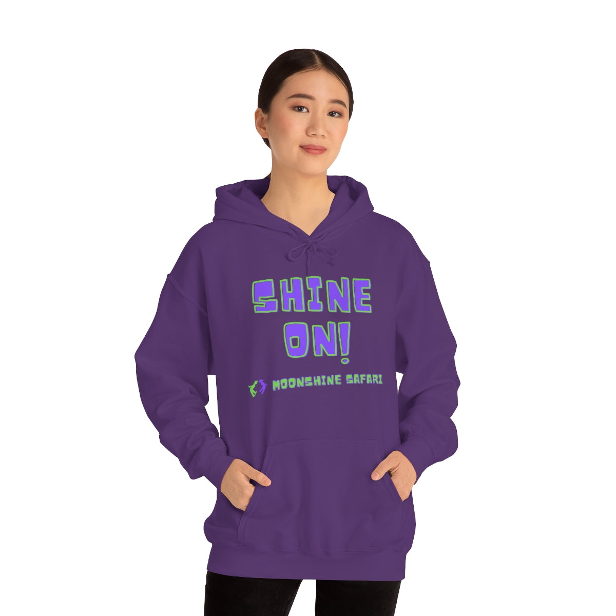 MoonShine Safari Shine On Unisex Heavy Blend™ Hooded Sweatshirt