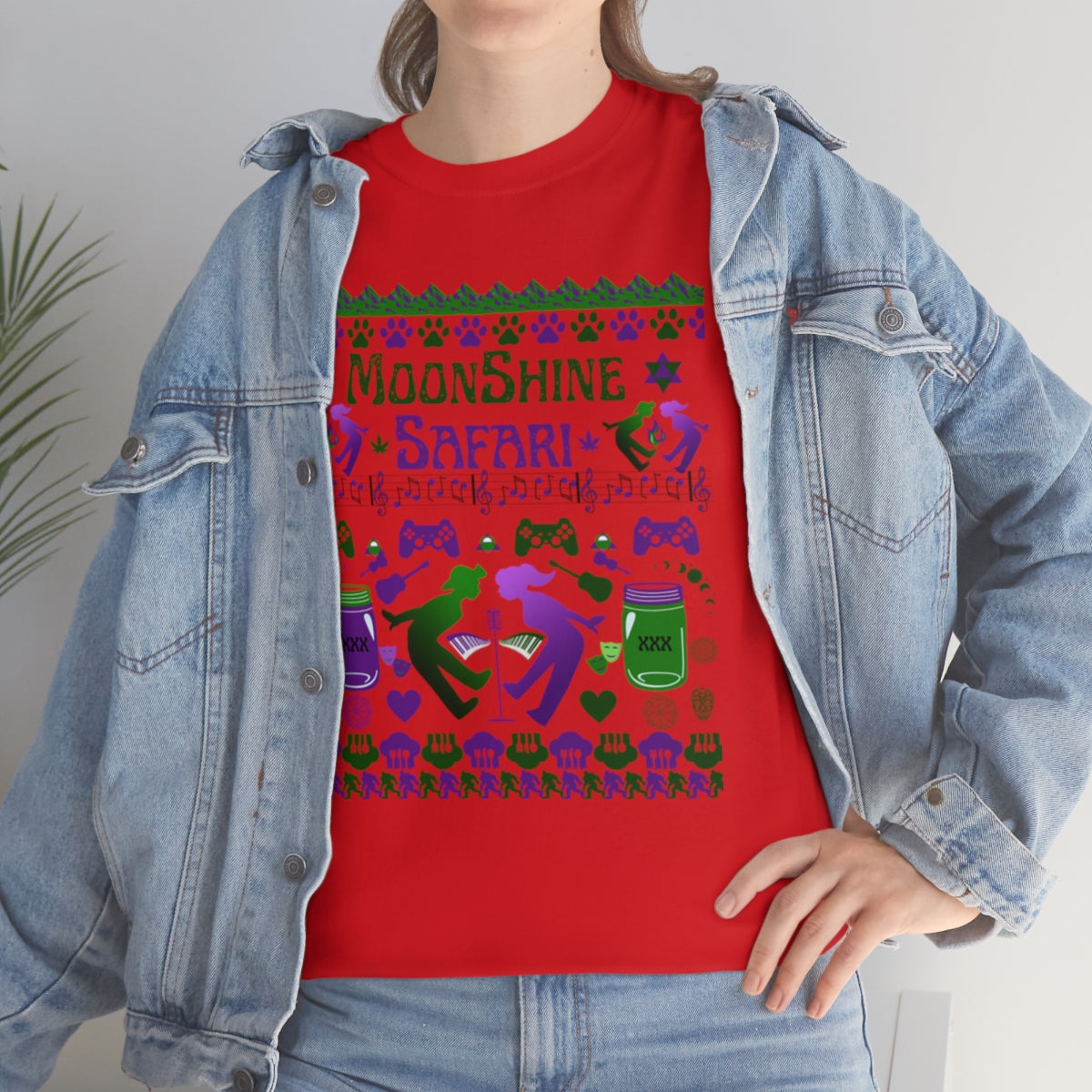 MoonShine Safari Un-Holiday Unisex Heavy Cotton Tee