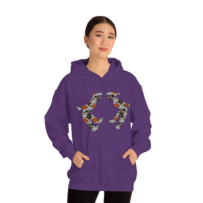 MoonShine Safari Sugar Skull Unisex Heavy Blend™ Hooded Sweatshirt