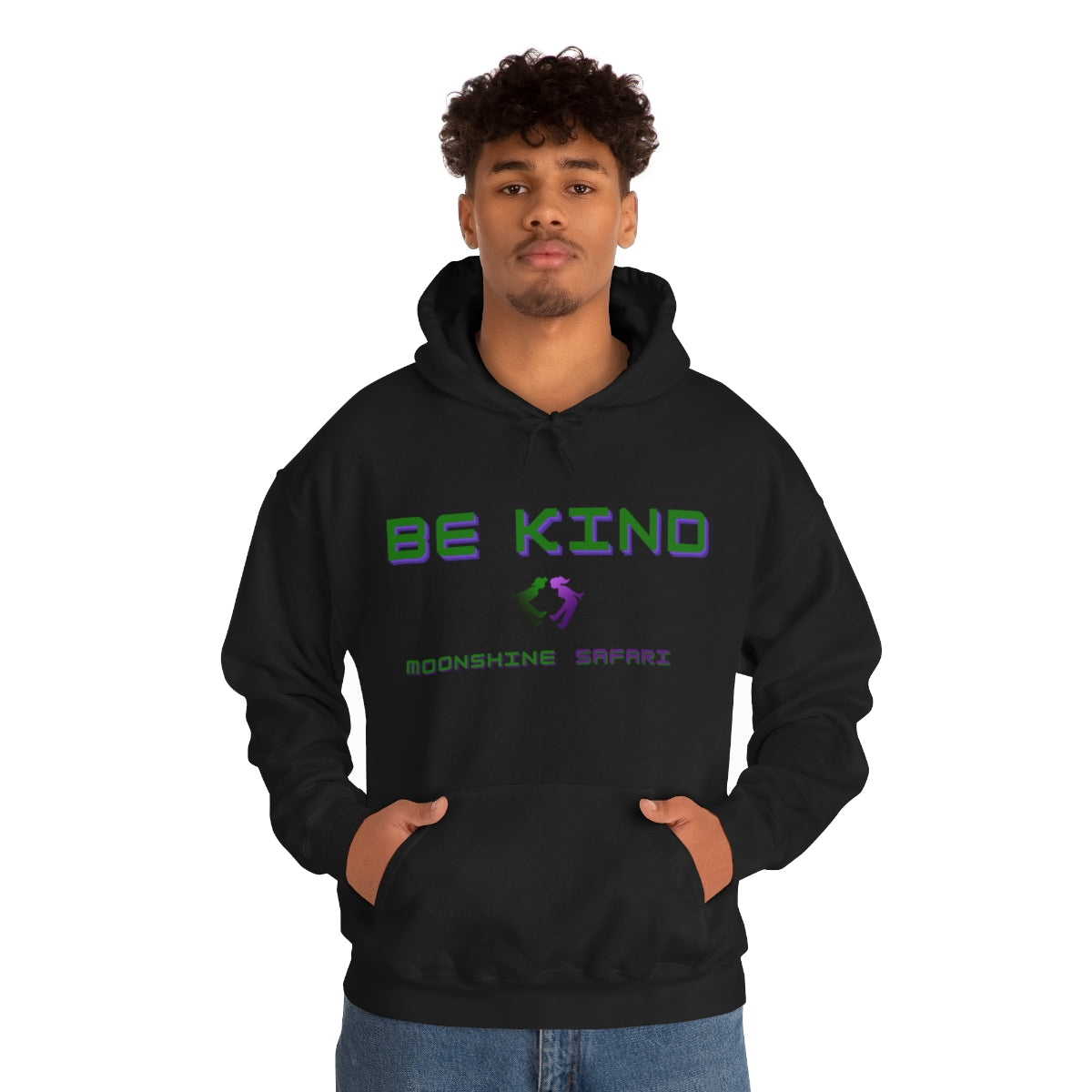 MoonShine Safari Be Kind Unisex Heavy Blend™ Hooded Sweatshirt