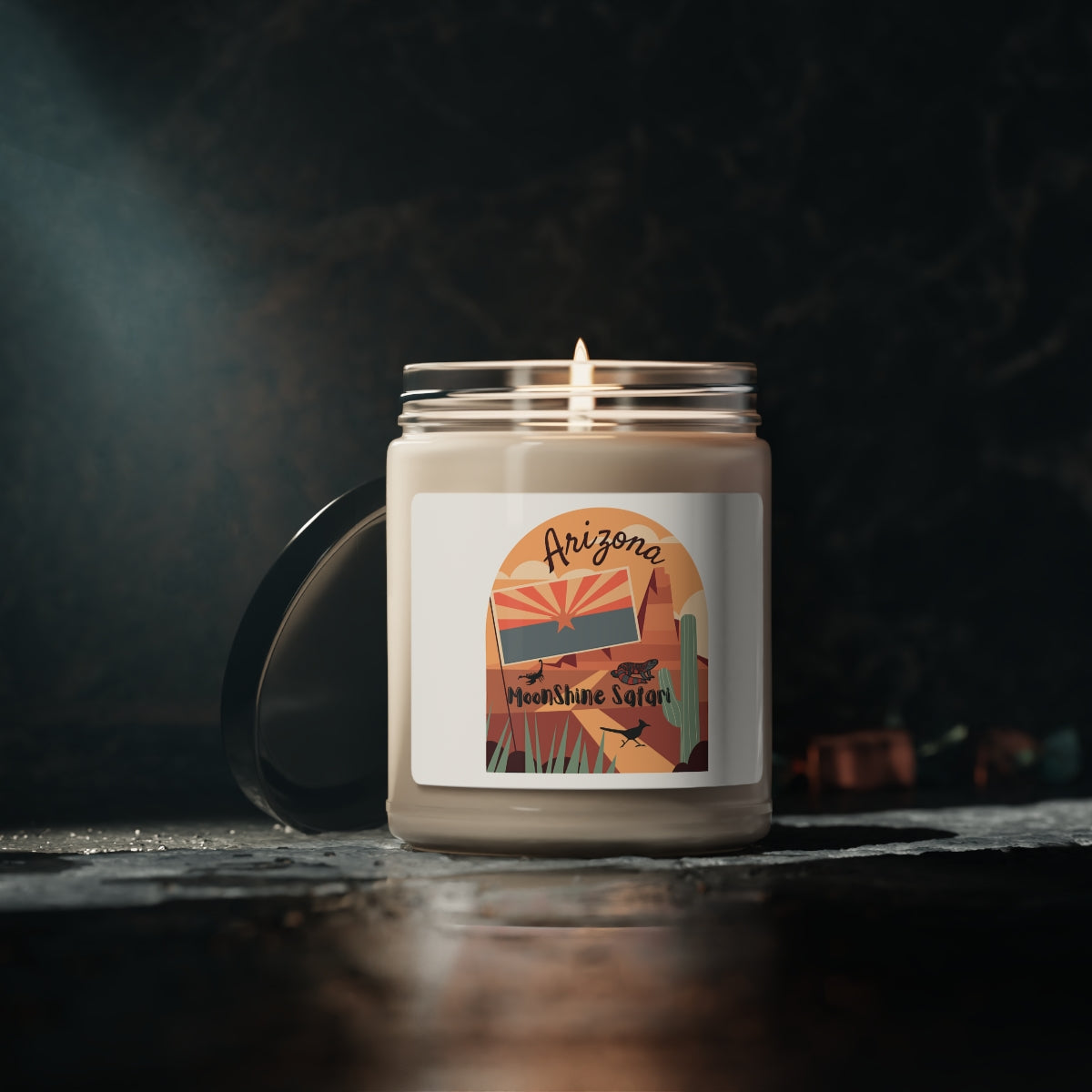 MoonShine Safari Scented Soy Candle, 9oz