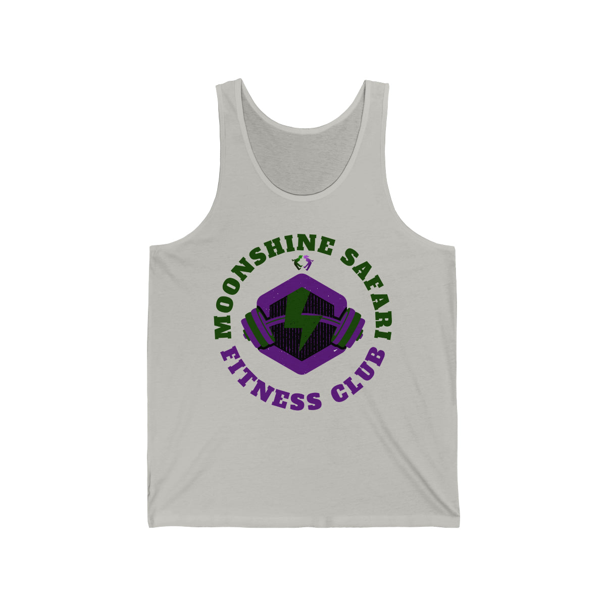 MoonShine Safari Fitness Center Unisex Jersey Tank