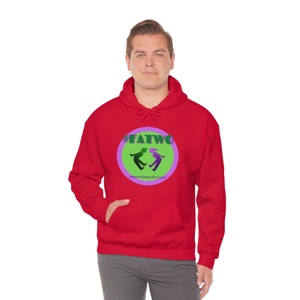 #FATWO MoonShine Safari Unisex Heavy Blend™ Hooded Sweatshirt