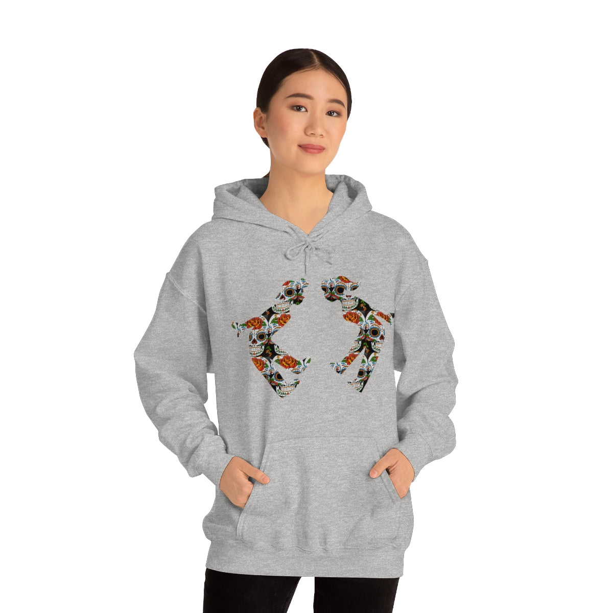 MoonShine Safari Sugar Skull Unisex Heavy Blend™ Hooded Sweatshirt