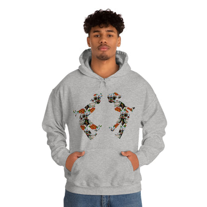 MoonShine Safari Sugar Skull Unisex Heavy Blend™ Hooded Sweatshirt