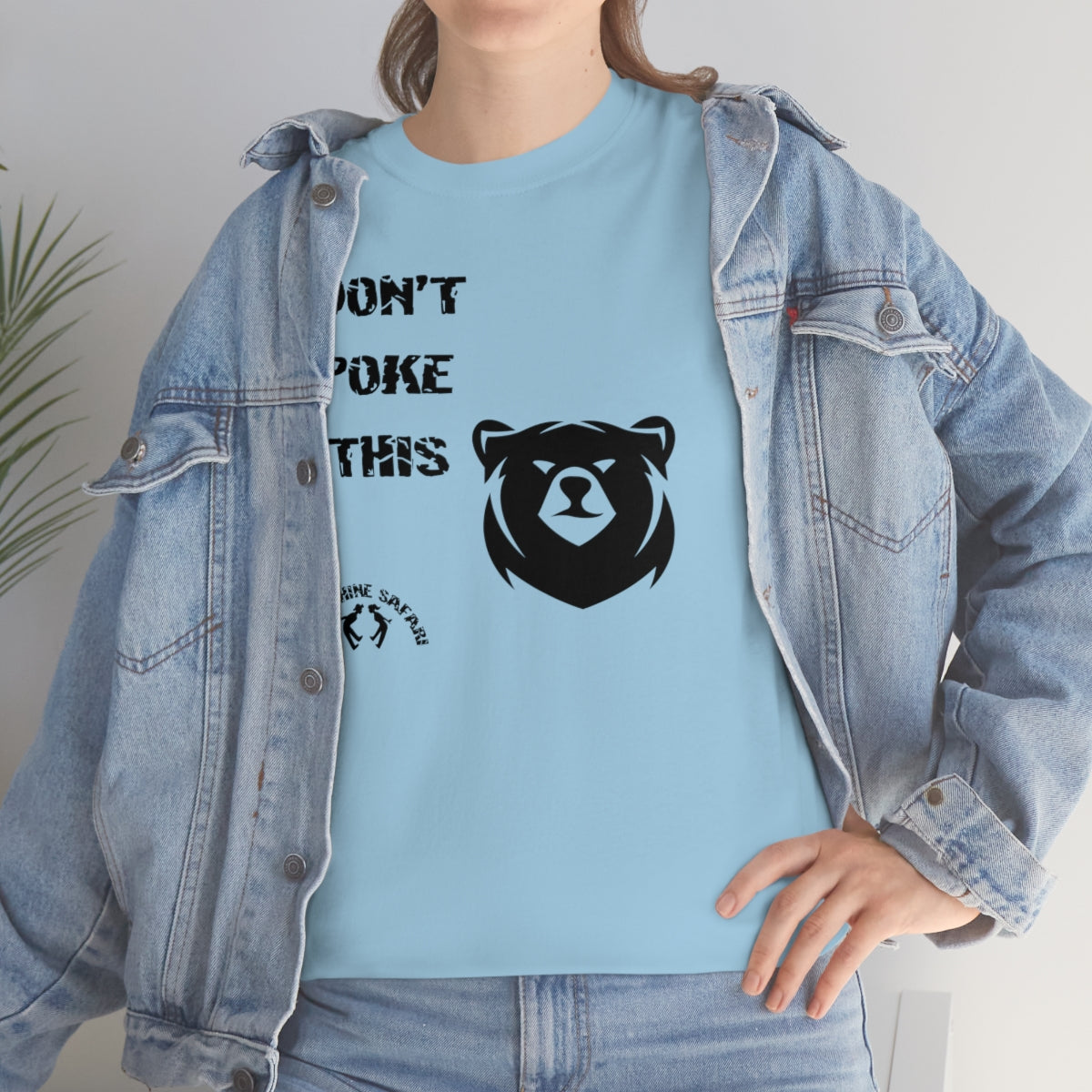 MoonShine Safari Dont Poke Unisex Heavy Cotton Tee