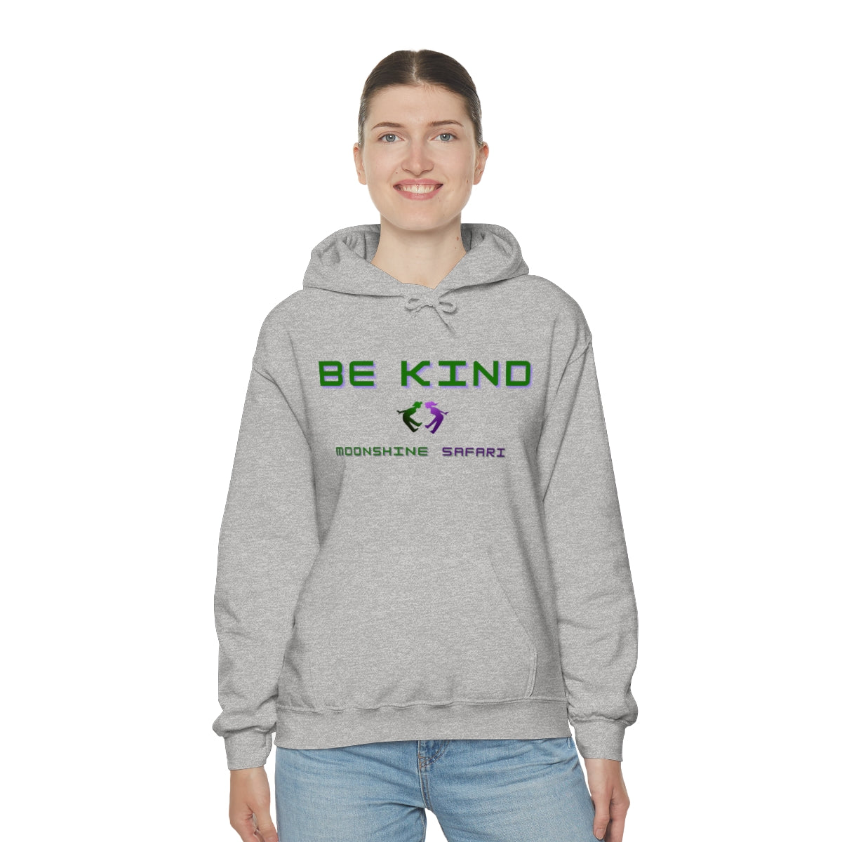 MoonShine Safari Be Kind Unisex Heavy Blend™ Hooded Sweatshirt