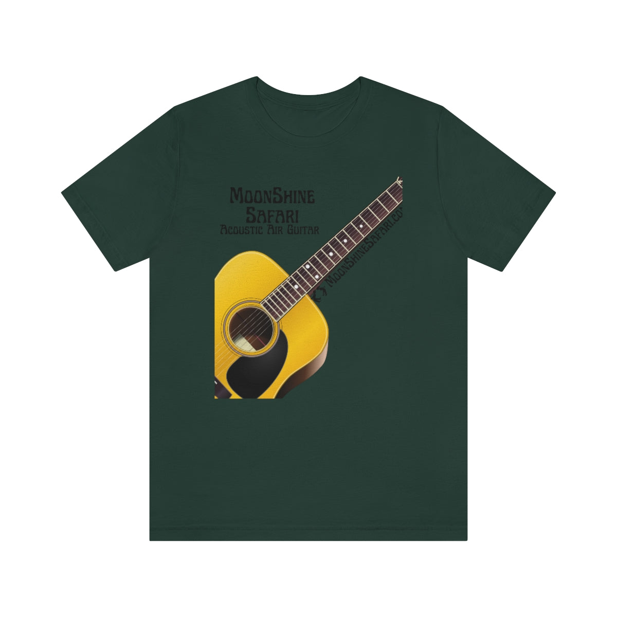 MoonShine Safari Air Acoustic Guitar Unisex Jersey Short Sleeve Tee