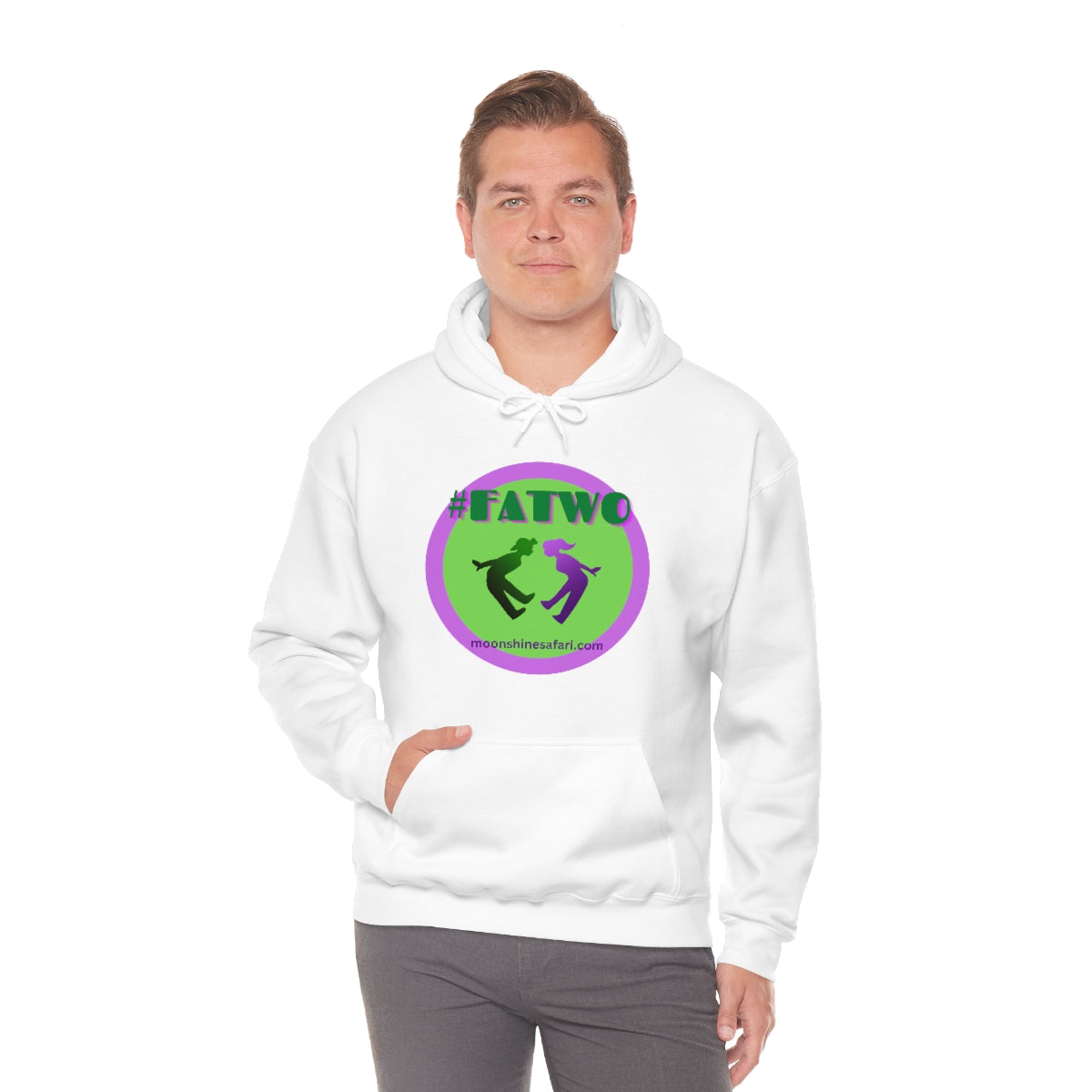 #FATWO MoonShine Safari Unisex Heavy Blend™ Hooded Sweatshirt