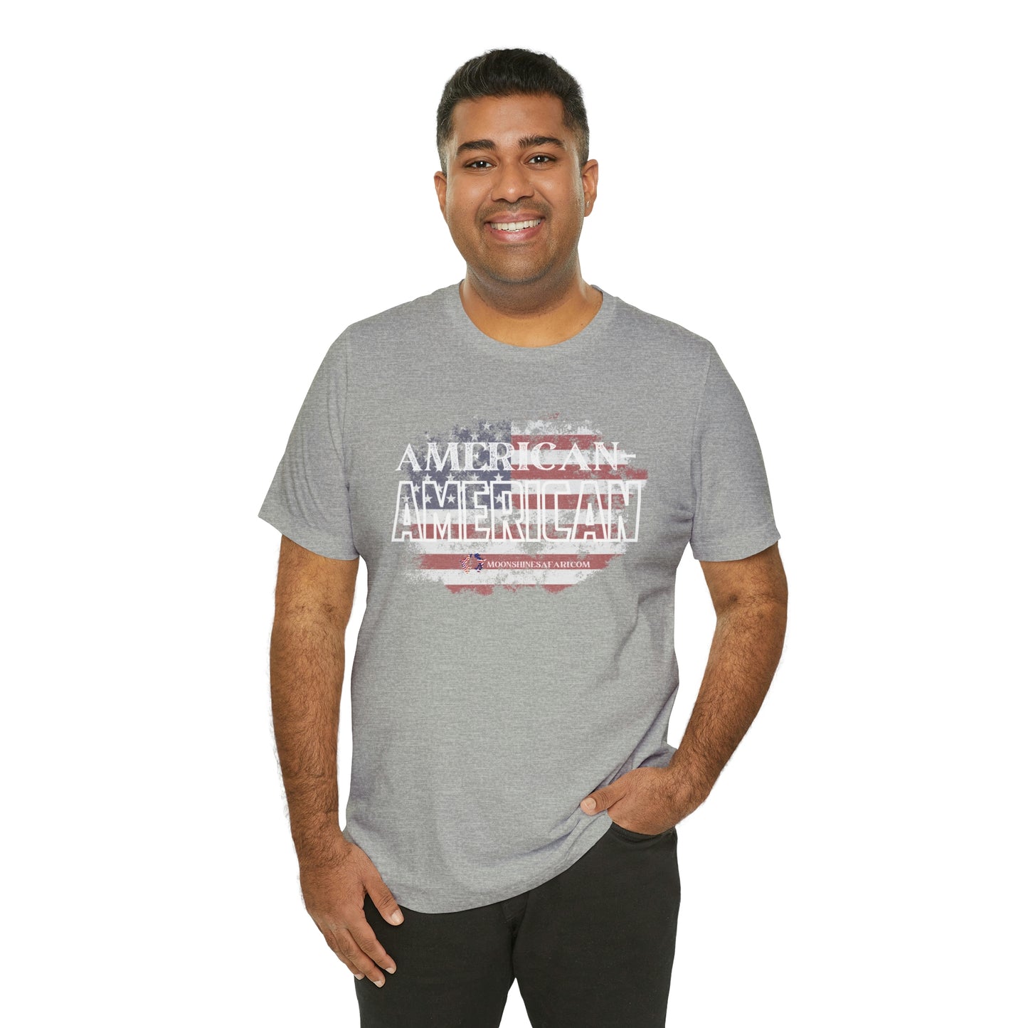 MoonShine Safari American-American Unisex Jersey Short Sleeve Tee