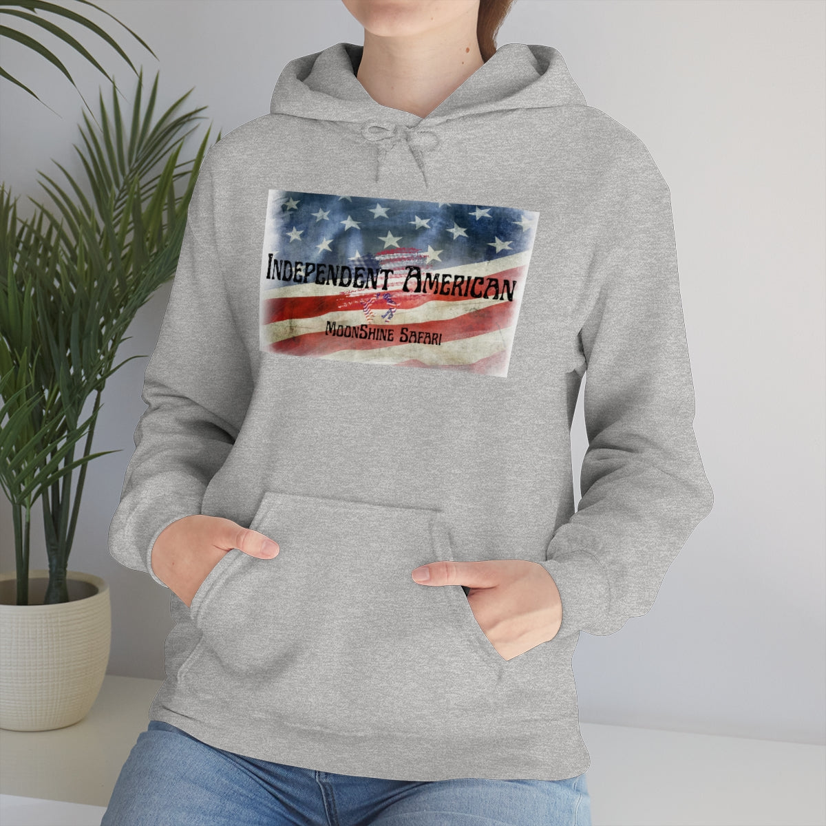 MoonShine Safari Independent American Unisex Heavy Blend™ Hooded Sweatshirt