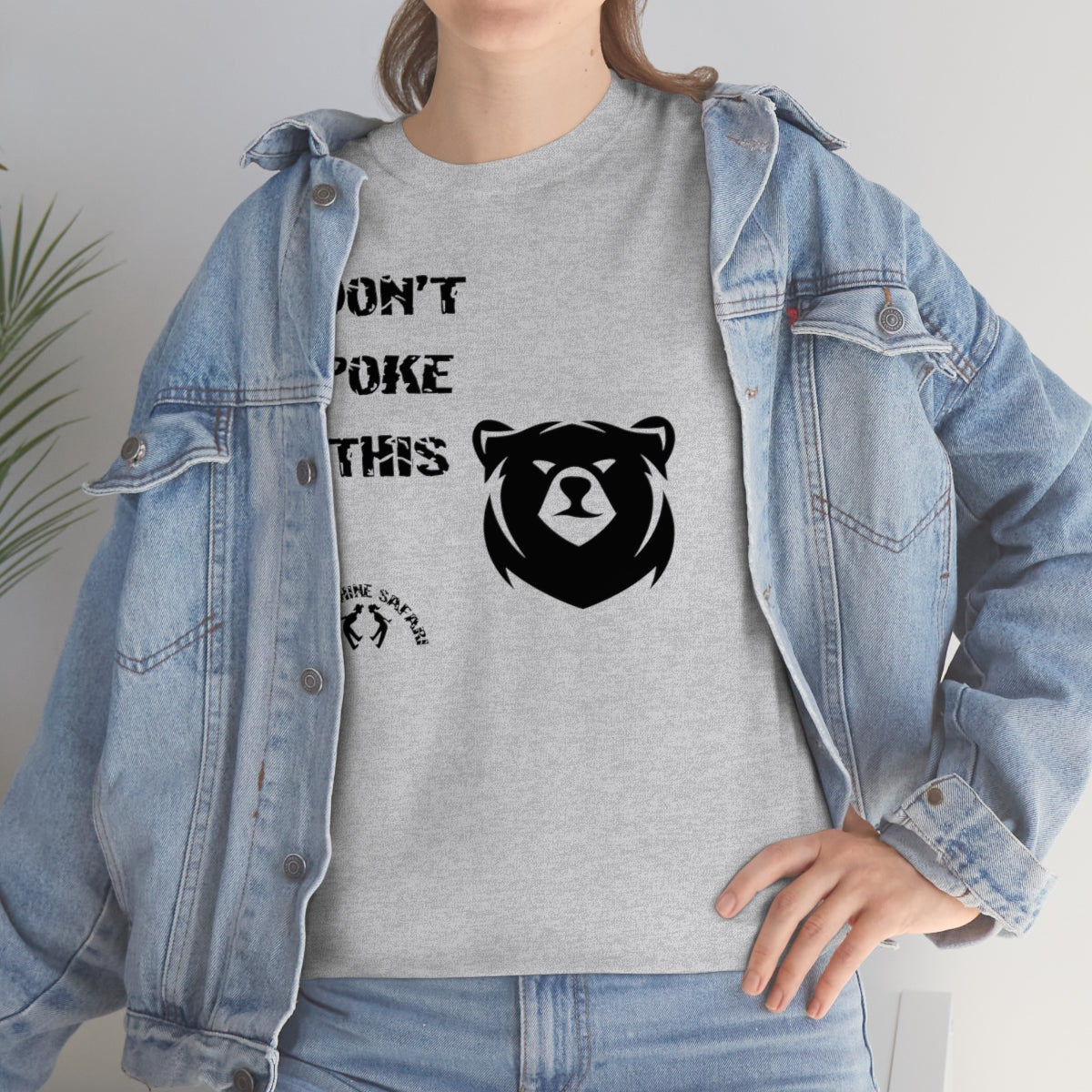 MoonShine Safari Dont Poke Unisex Heavy Cotton Tee