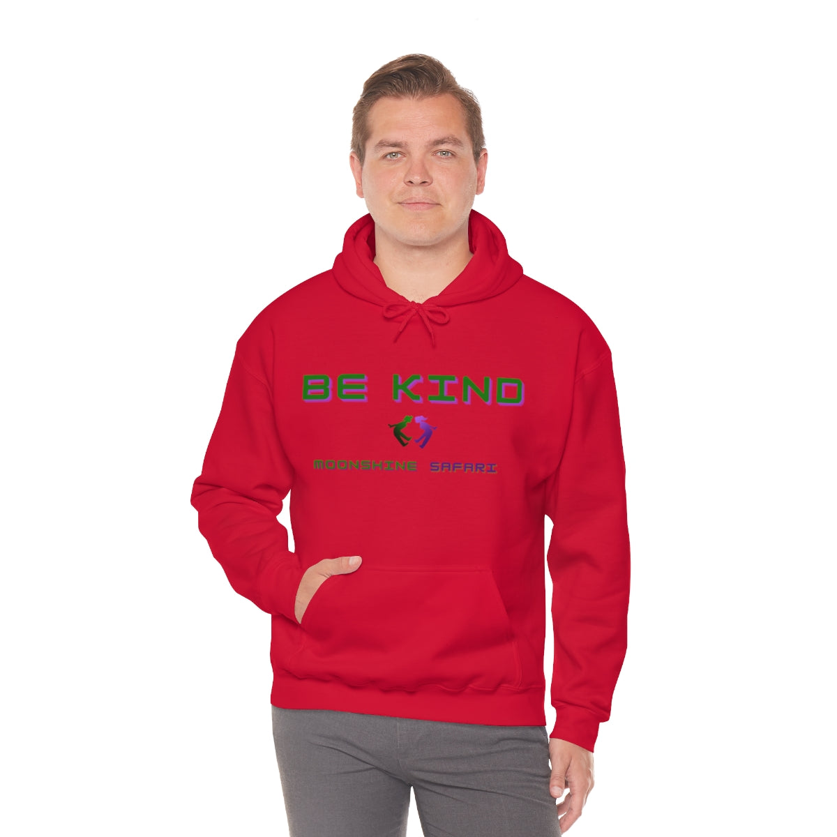 MoonShine Safari Be Kind Unisex Heavy Blend™ Hooded Sweatshirt