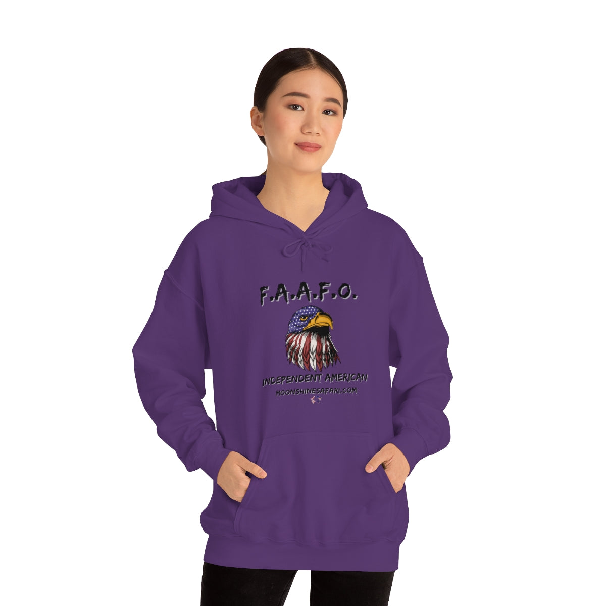 MoonShine Safari F.A.A.F.O. Unisex Heavy Blend™ Hooded Sweatshirt