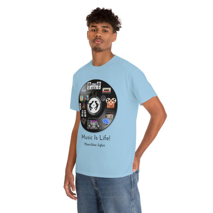 MoonShine Safari Music is Life Unisex Heavy Cotton Tee