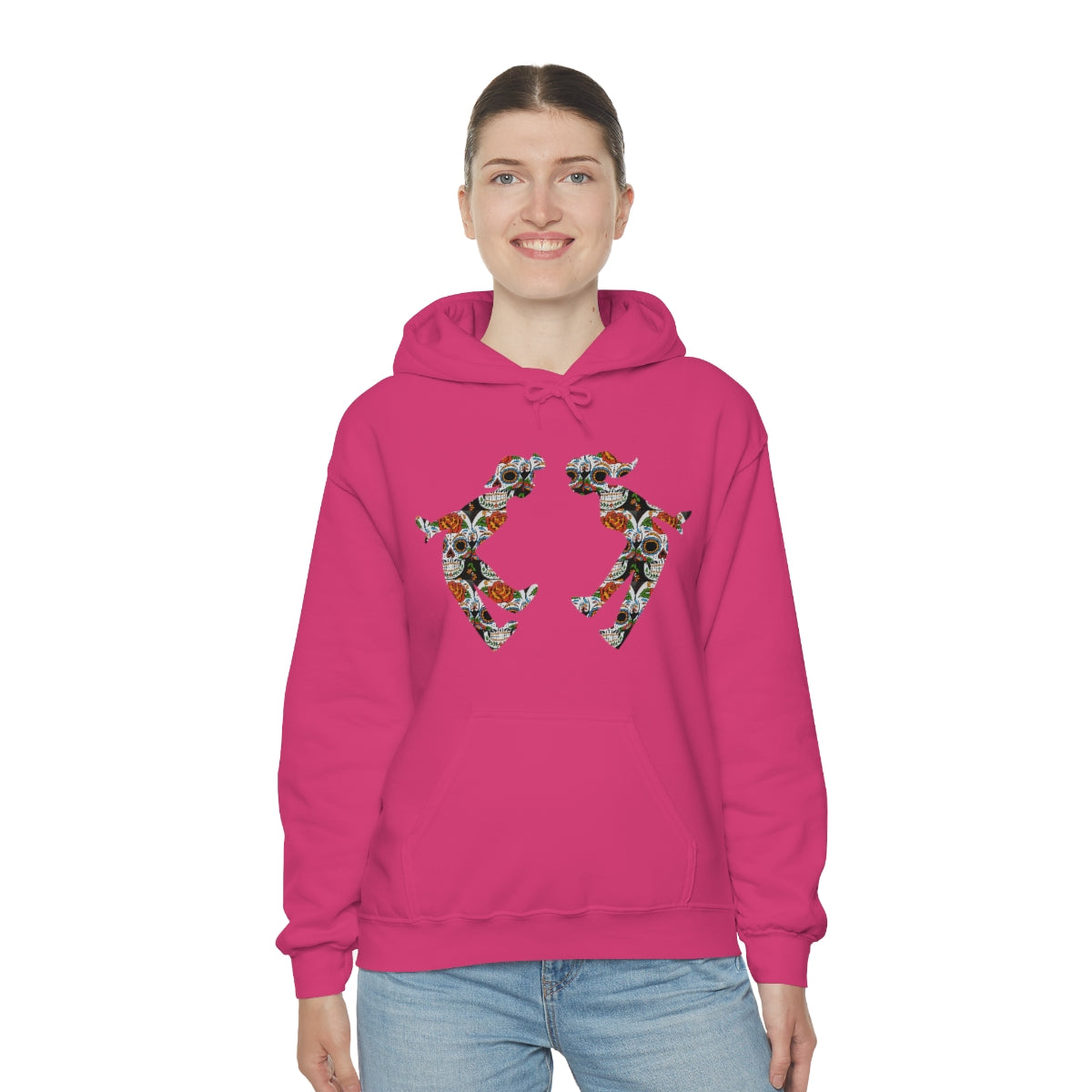 MoonShine Safari Sugar Skull Unisex Heavy Blend™ Hooded Sweatshirt