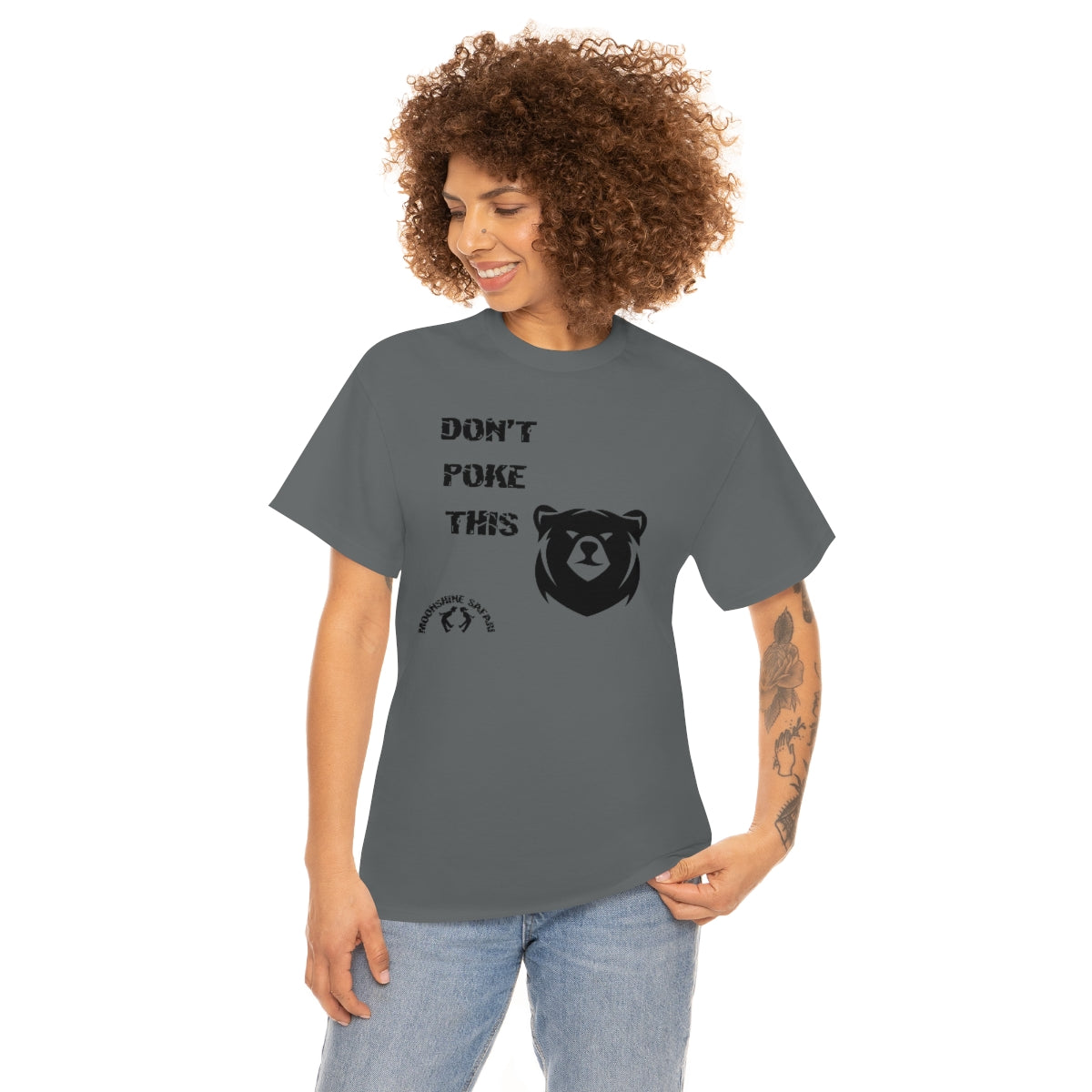 MoonShine Safari Dont Poke Unisex Heavy Cotton Tee