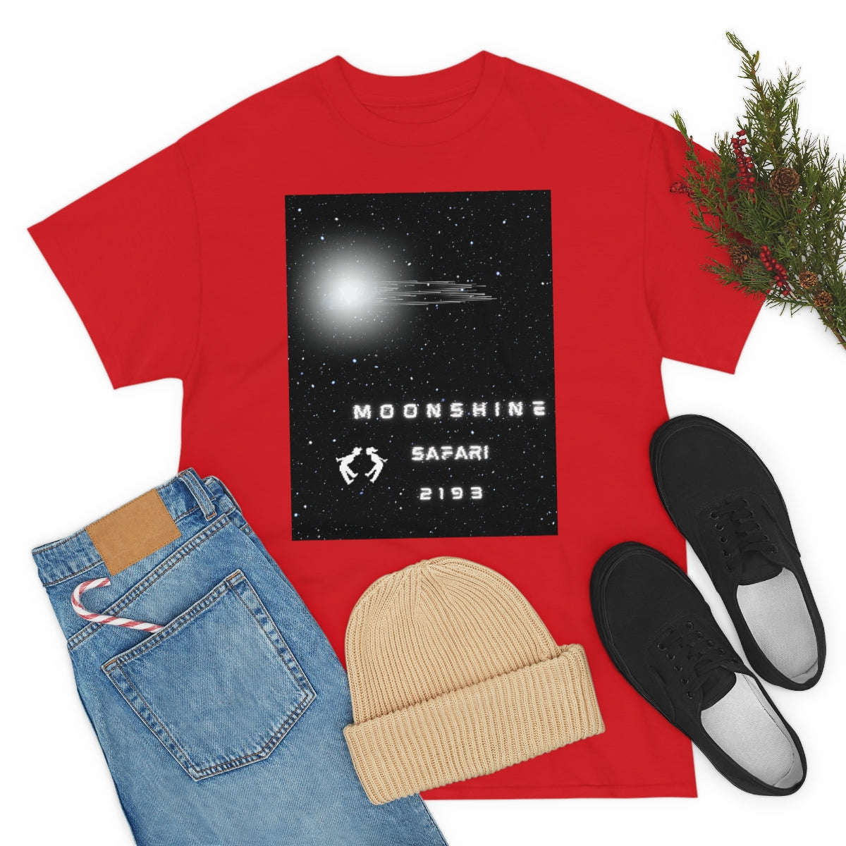 MoonShine Safari Spaceship Unisex Heavy Cotton Tee