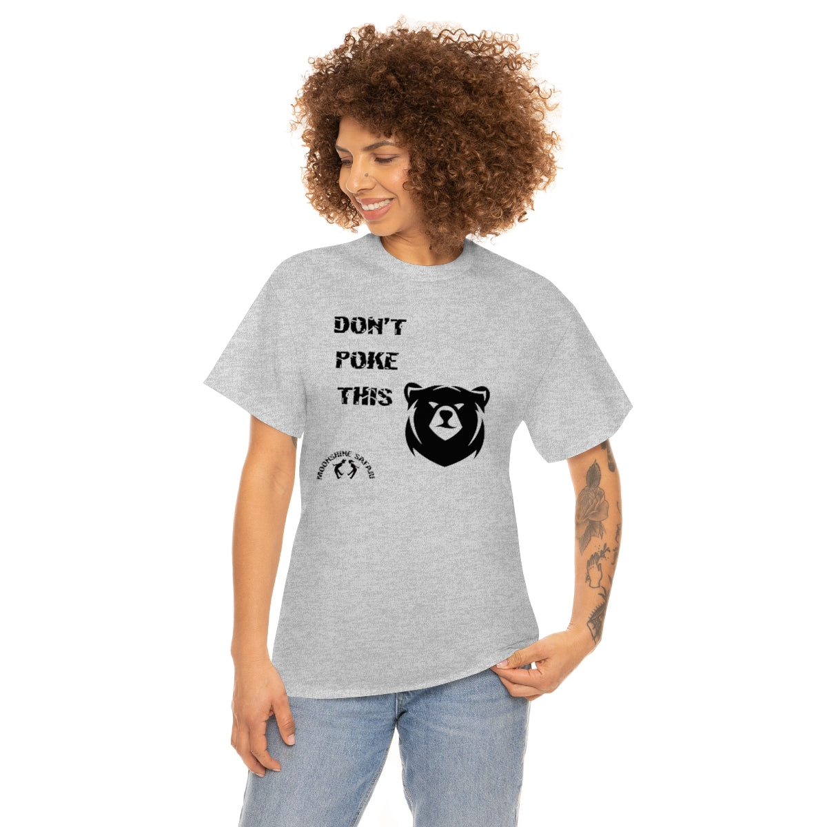 MoonShine Safari Dont Poke Unisex Heavy Cotton Tee