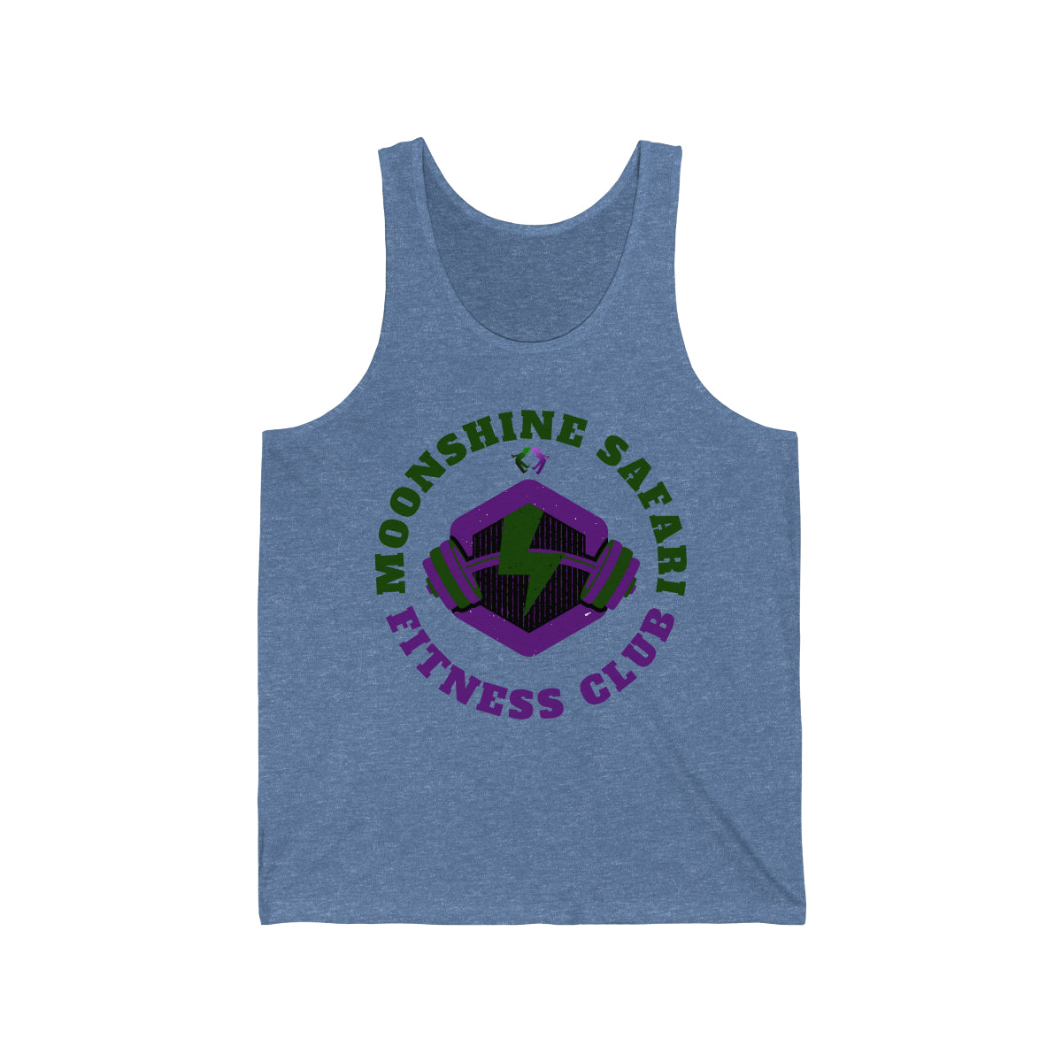 MoonShine Safari Fitness Center Unisex Jersey Tank