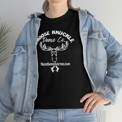 MoonShine Safari Moose Knuckle Dance Co Unisex Heavy Cotton Tee