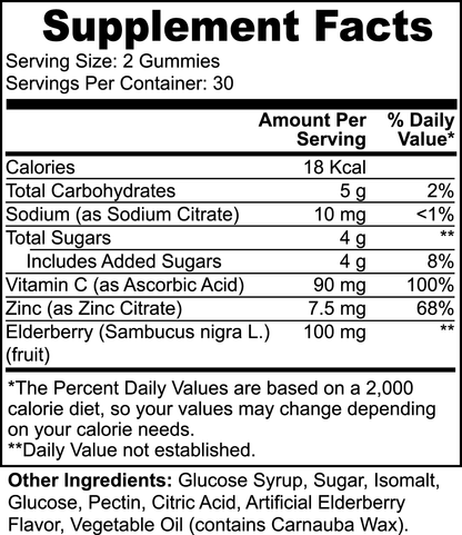 MoonShine Safari Elderberry & Vitamin C Gummies