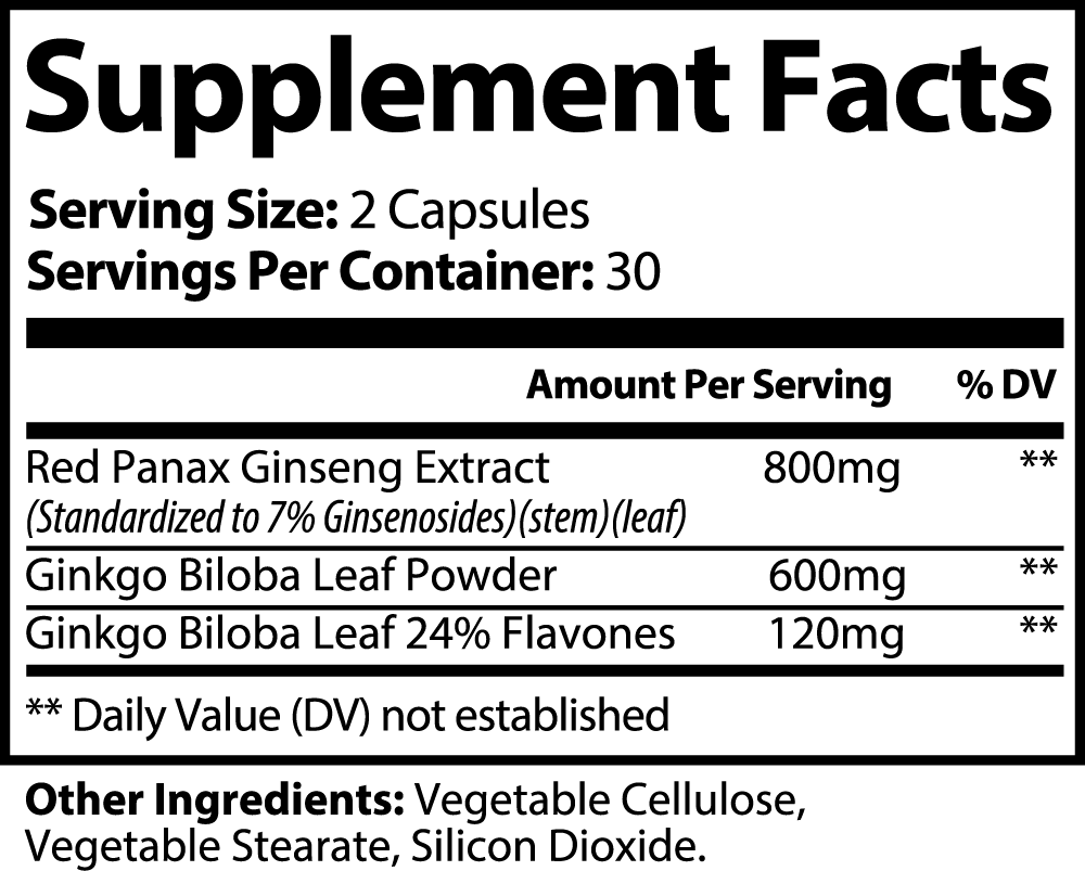 MoonShine Safari Ginkgo Biloba + Ginseng