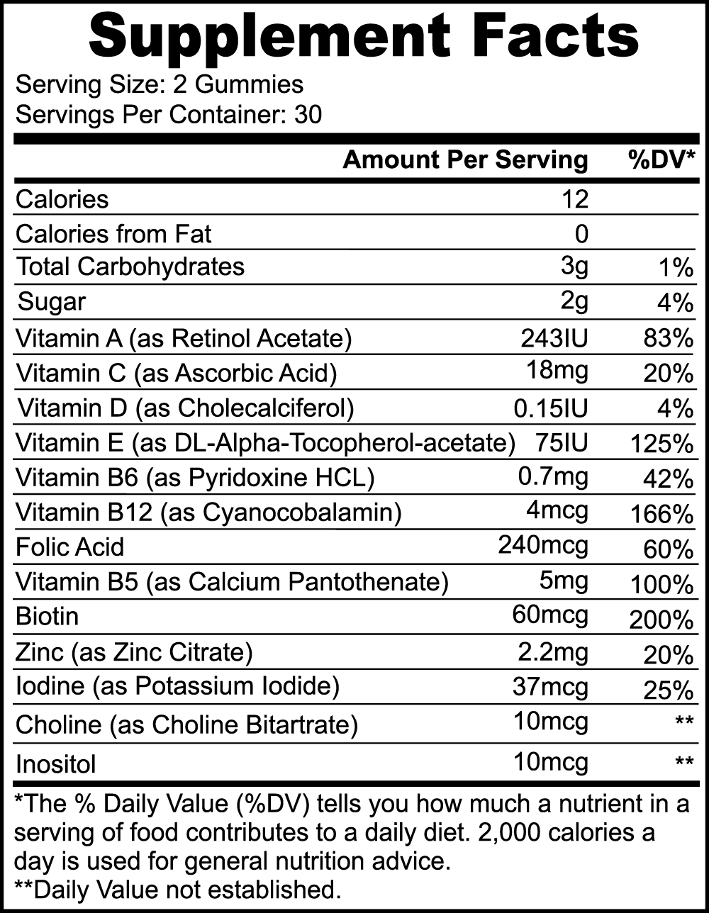 MoonShine Safari Multivitamin Bear Gummies (Adult)