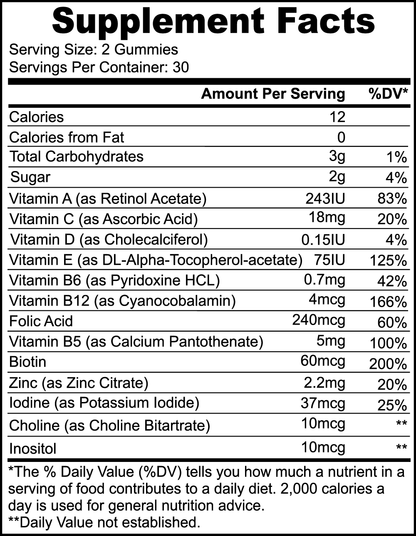 MoonShine Safari Multivitamin Bear Gummies (Adult)