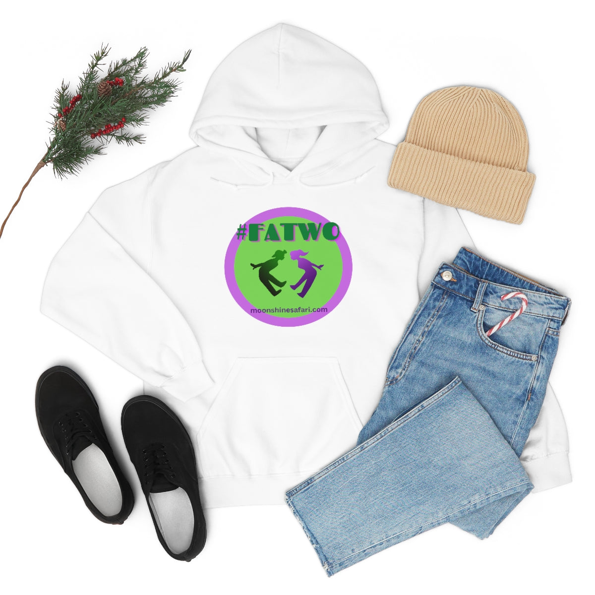 #FATWO MoonShine Safari Unisex Heavy Blend™ Hooded Sweatshirt