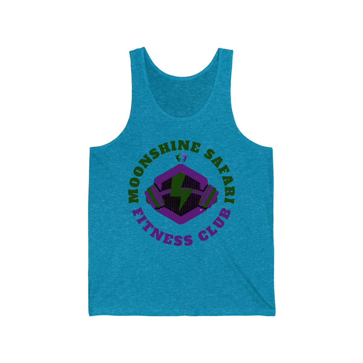 MoonShine Safari Fitness Center Unisex Jersey Tank